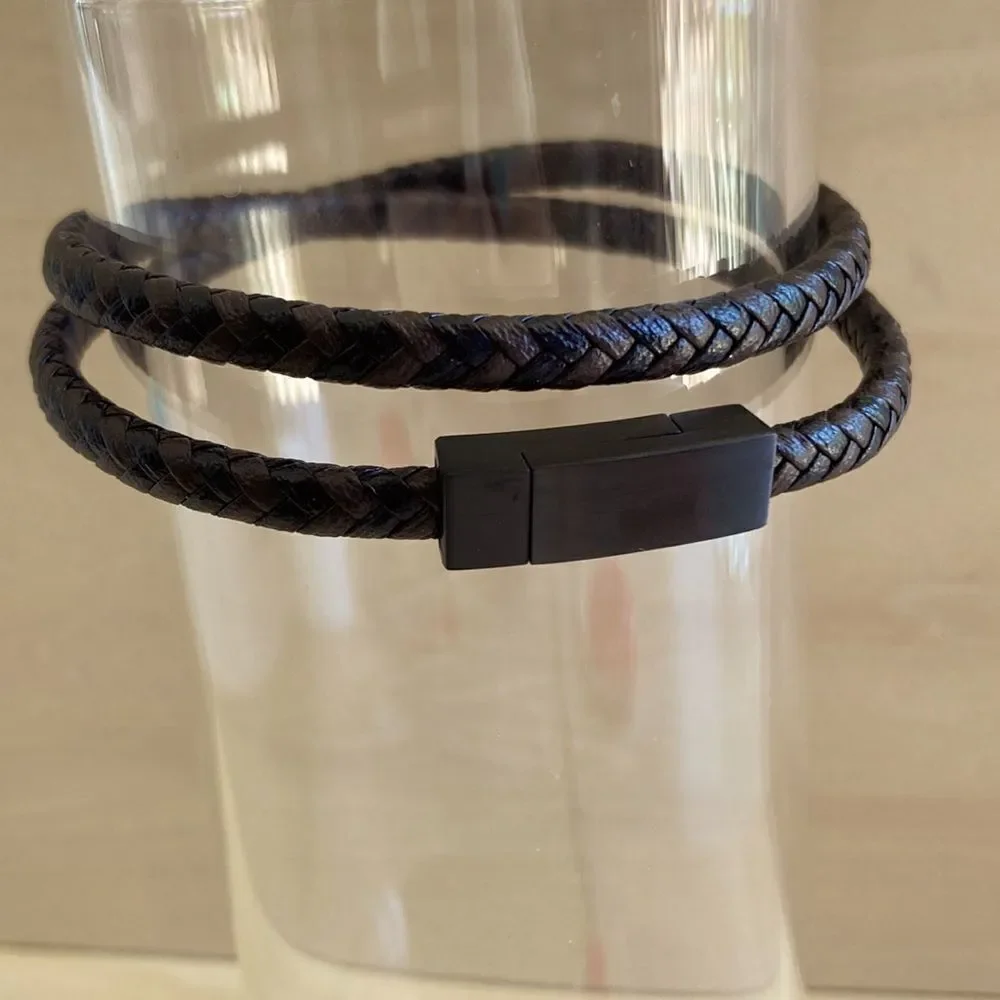 Braided Leather Bracelet